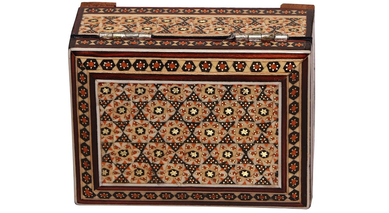 Khatam Jewelry box Model 1454 , Khatam box, Inlaid, Khatam Jewelry box, Khatam