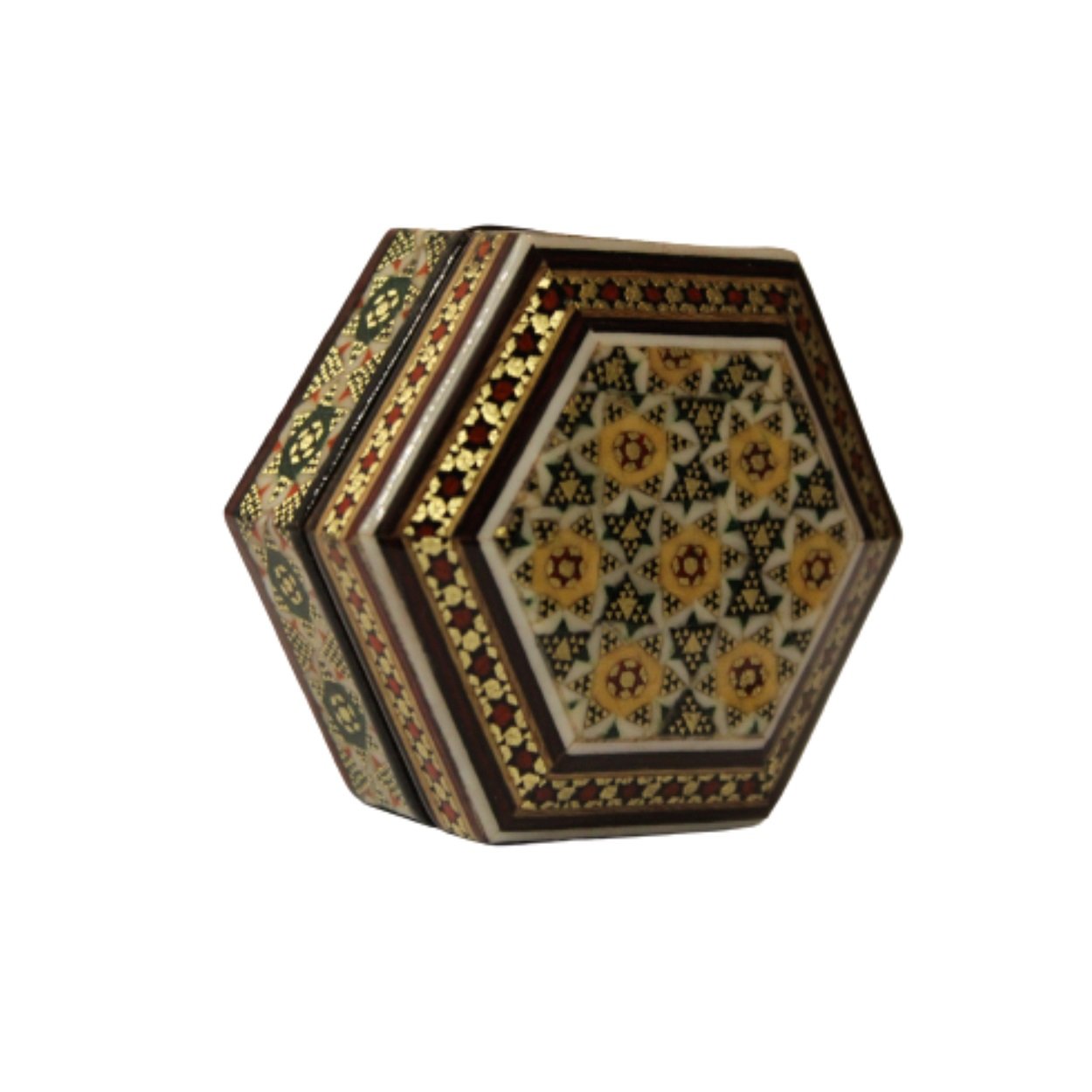 Khatam Jewelry box Model Eslimi Code 09 , Khatam box, Inlaid, Khatam Jewelry box, Khatam