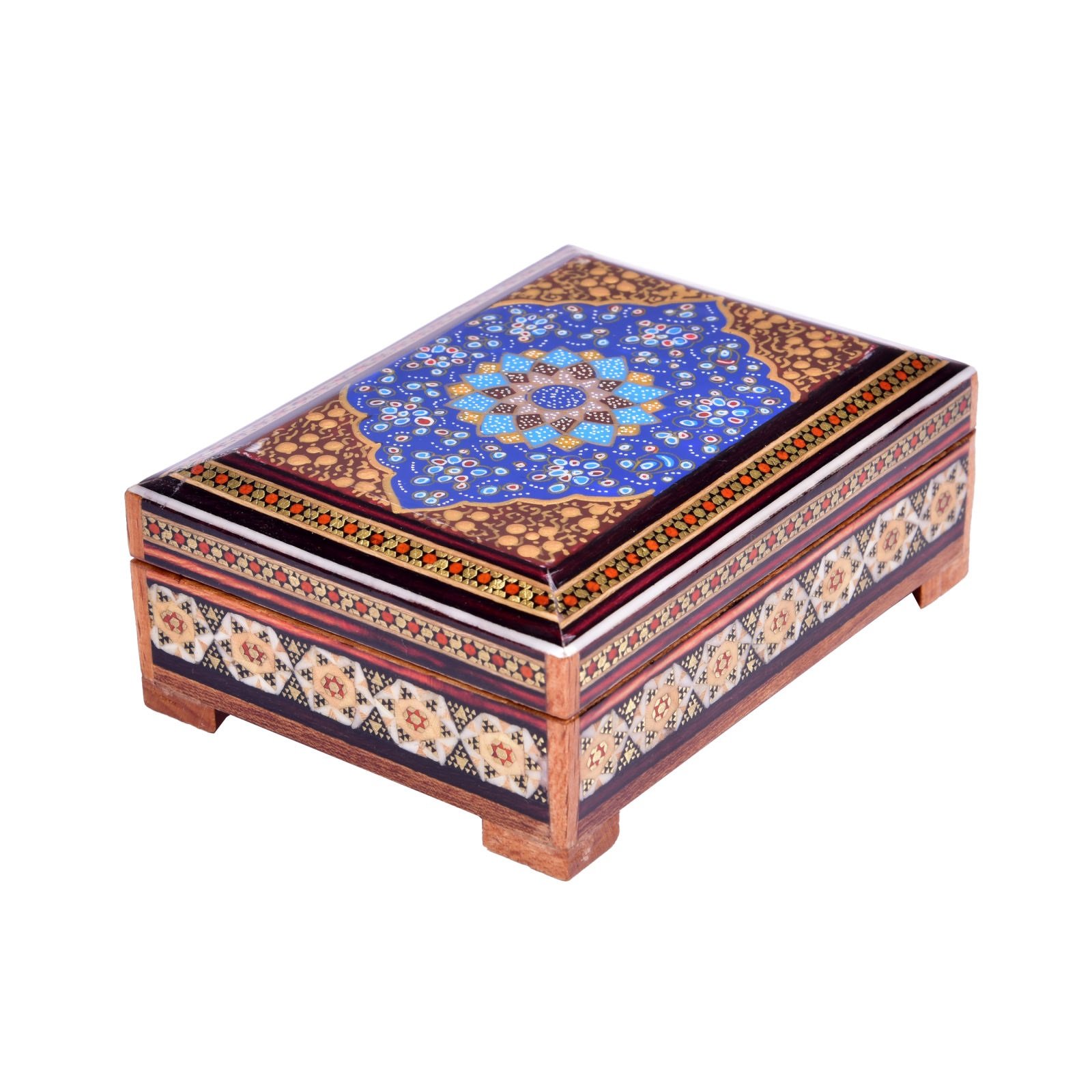 Khatam Jewelry box Shokaran Abi design code TL1108 , Khatam box, Inlaid, Khatam Jewelry box, Khatam