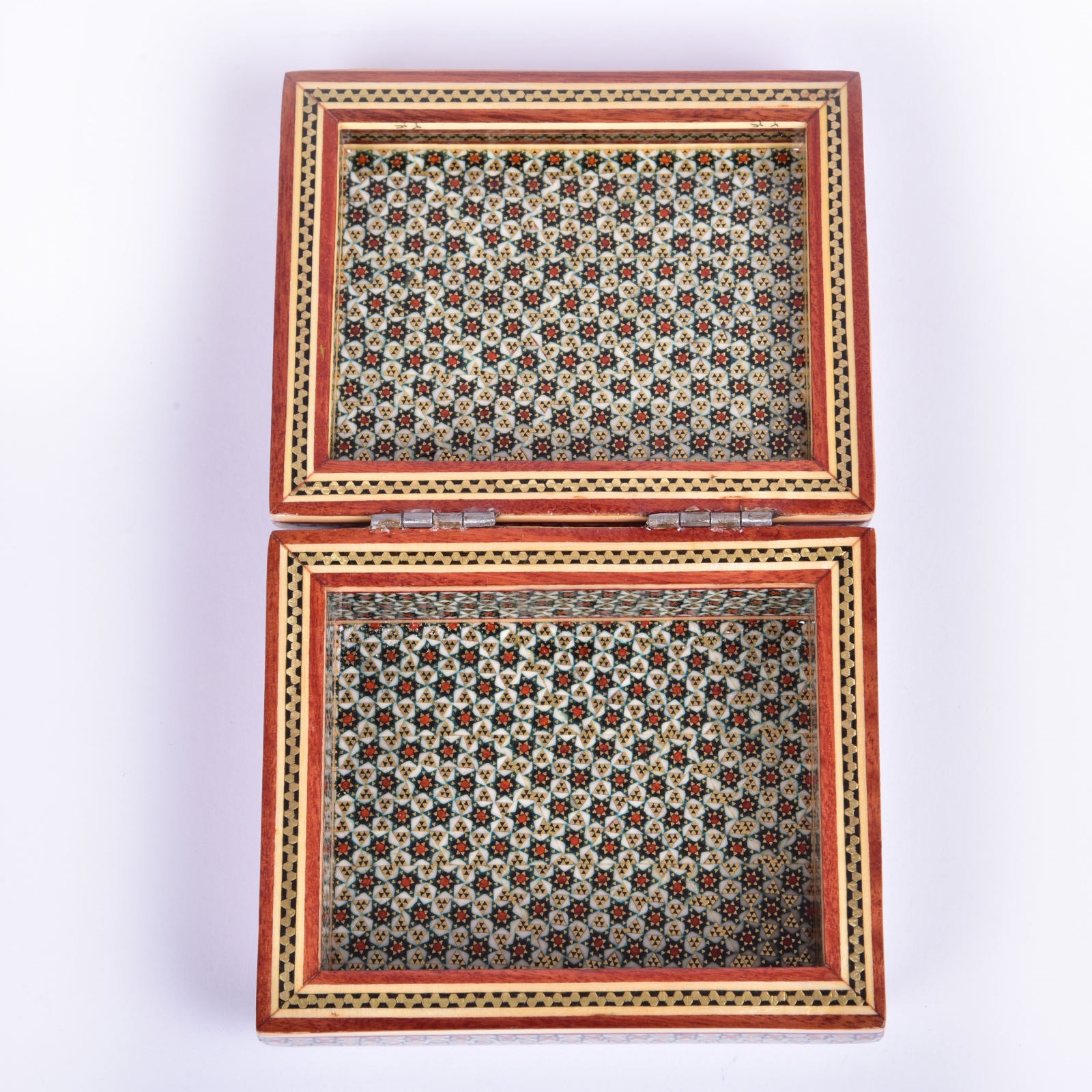 Khatam Jewelry box majlesi Design code TM1210, Khatam Jewelry box majlesi Design, Inlaid, Khatam Jewelry box