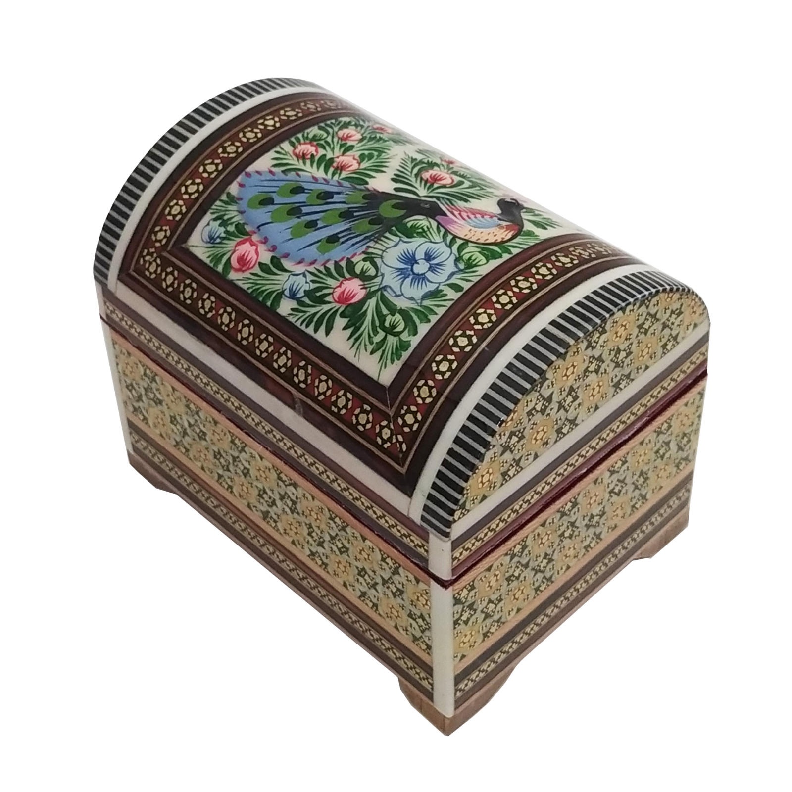 Khatam Jewelry box sandoghcheh model code T-119 , Khatam box, Inlaid, Khatam Jewelry box, Khatam, Khatam box Design