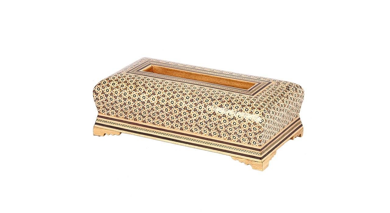 Khatam Tissue Box model Office 1211 , Khatam Tissue, Inlaid, Khatam Tissue Box, Khatam