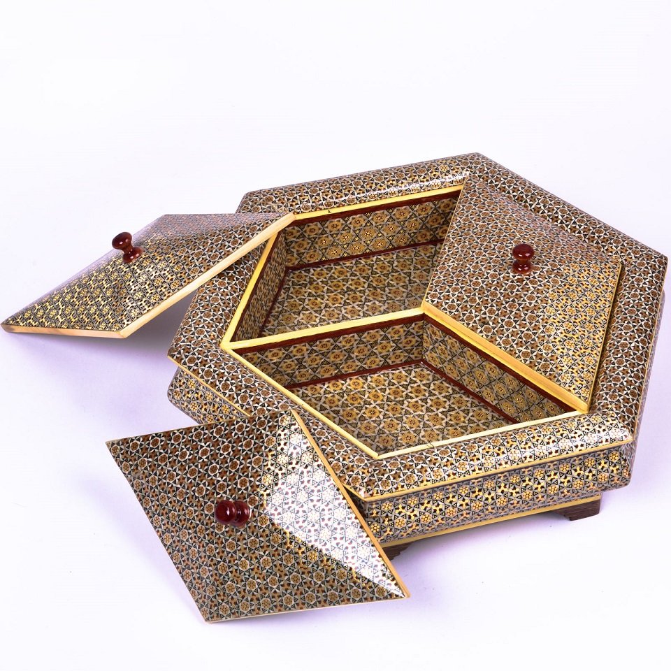 Khatam Container nafis model code 3dar-Tkh , Khatam Container model, Inlaid, Khatam Container, Khatam