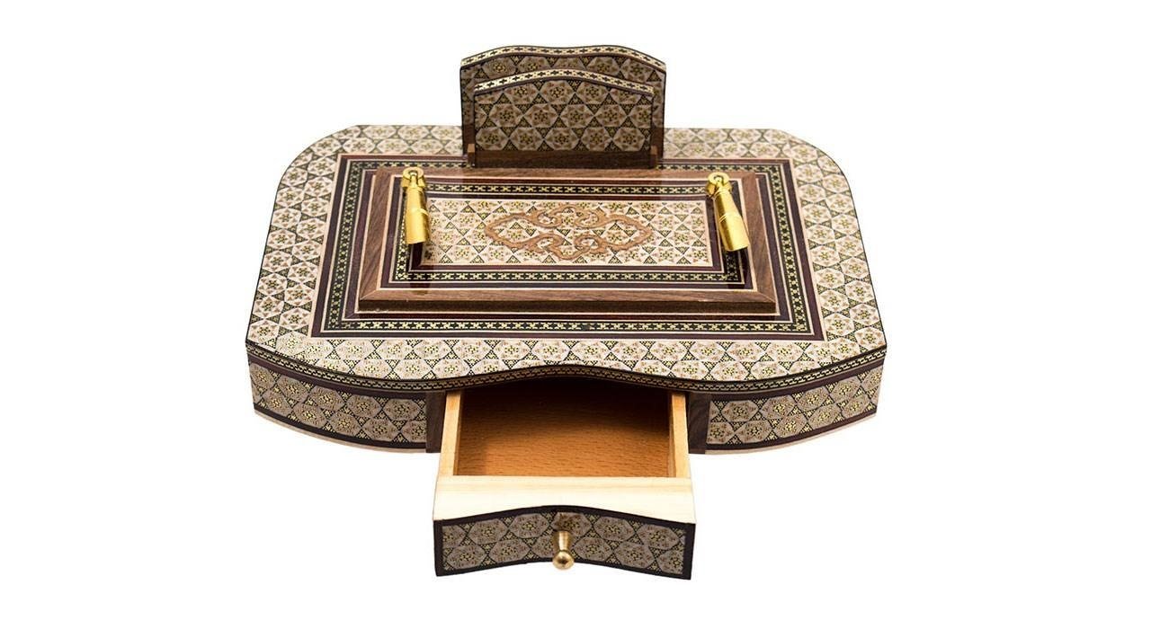 Khatam Pencil Case Design 101-15-32 , Khatam, Inlaid, Khatam Pencil Case Model, Khatam