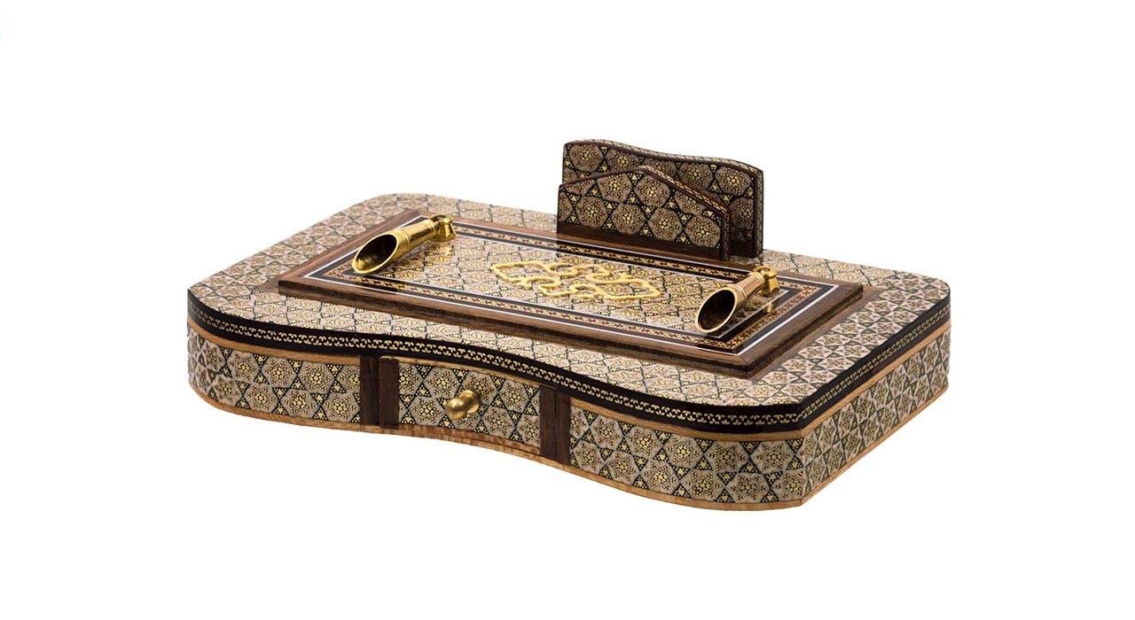 Khatam Pencil Case Design 101-15-42 , Khatam, Inlaid, Khatam Pencil Case Model, Khatam