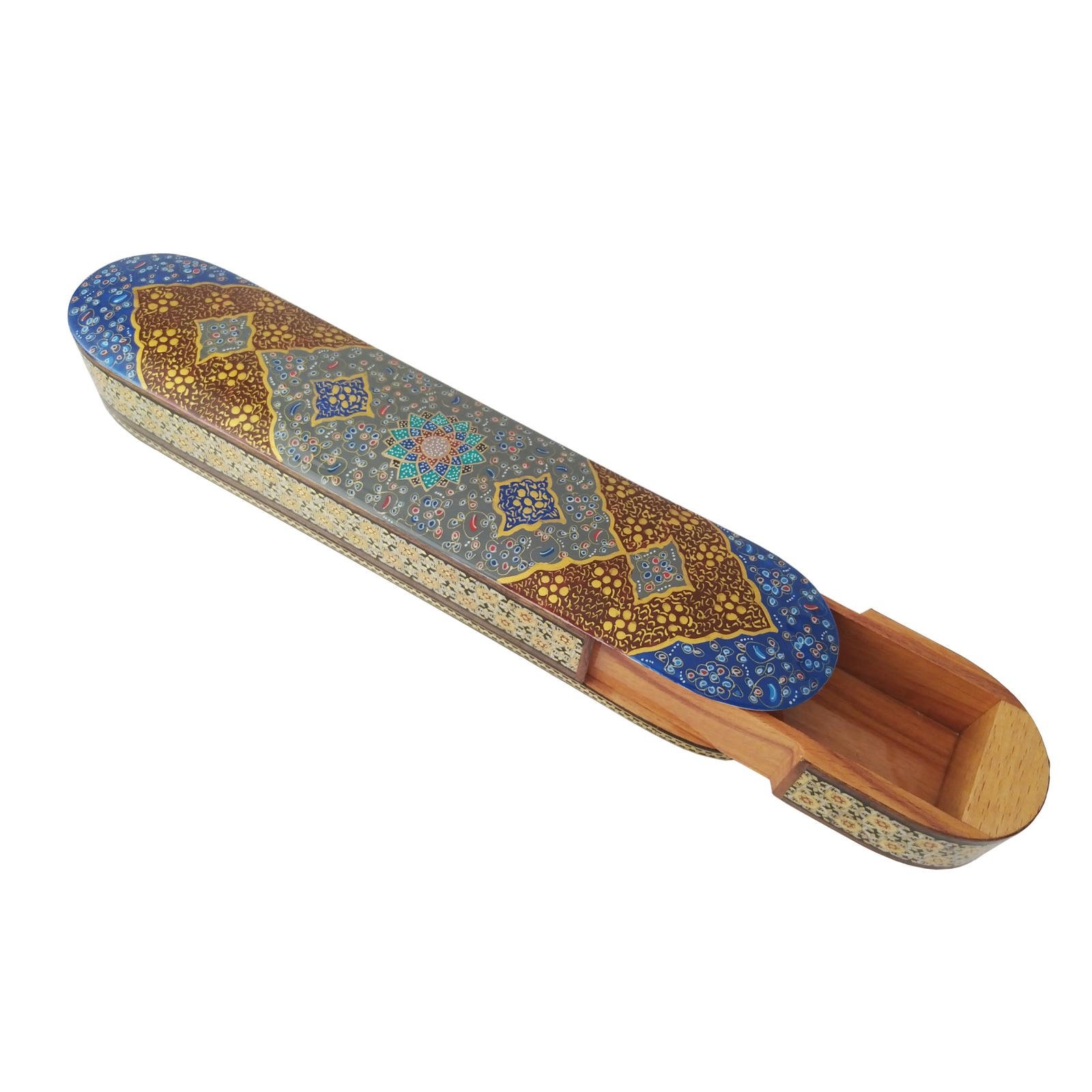 Khatam Pencil Case Model tazhib Code B-001 , Khatam, Inlaid, Khatam Pencil Case Model, Khatam