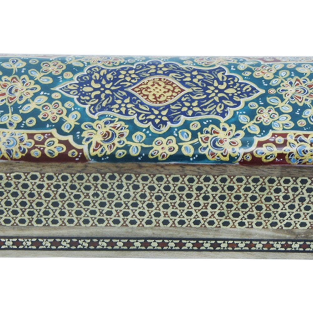 Khatam Pencil Case tazhib design code 2083246 , Khatam, Inlaid, Khatam Pencil Case Model, Khatam