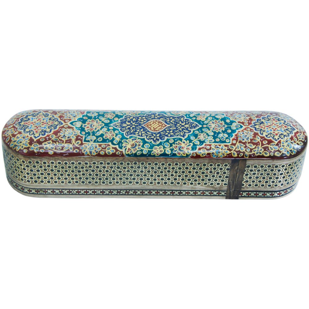 Khatam Pencil Case tazhib design code 2083246 , Khatam, Inlaid, Khatam Pencil Case Model, Khatam