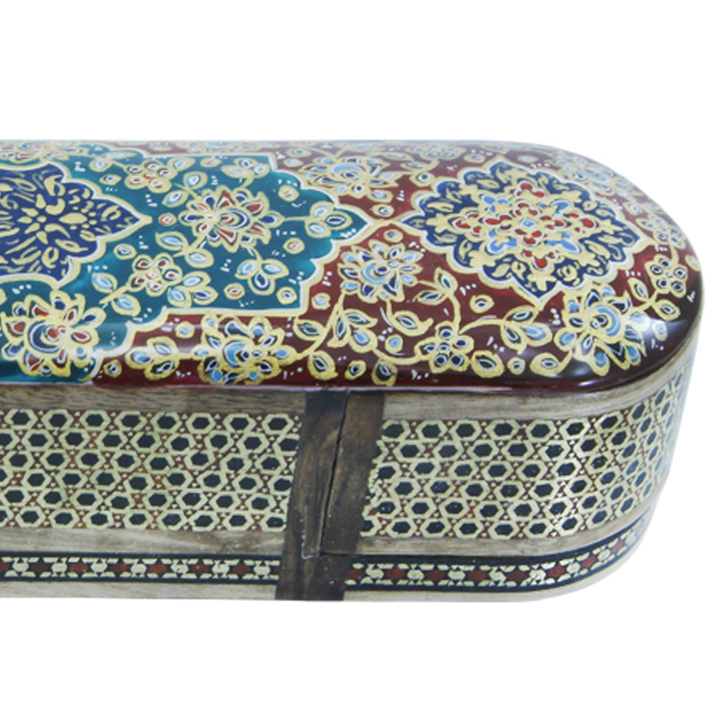 Khatam Pencil Case tazhib design code 2083246 , Khatam, Inlaid, Khatam Pencil Case Model, Khatam