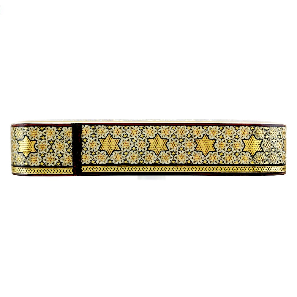 Khatam Pencil Case tazhib design model dina 25 code 1 , Khatam, Inlaid, Khatam Pencil Case Model, Khatam