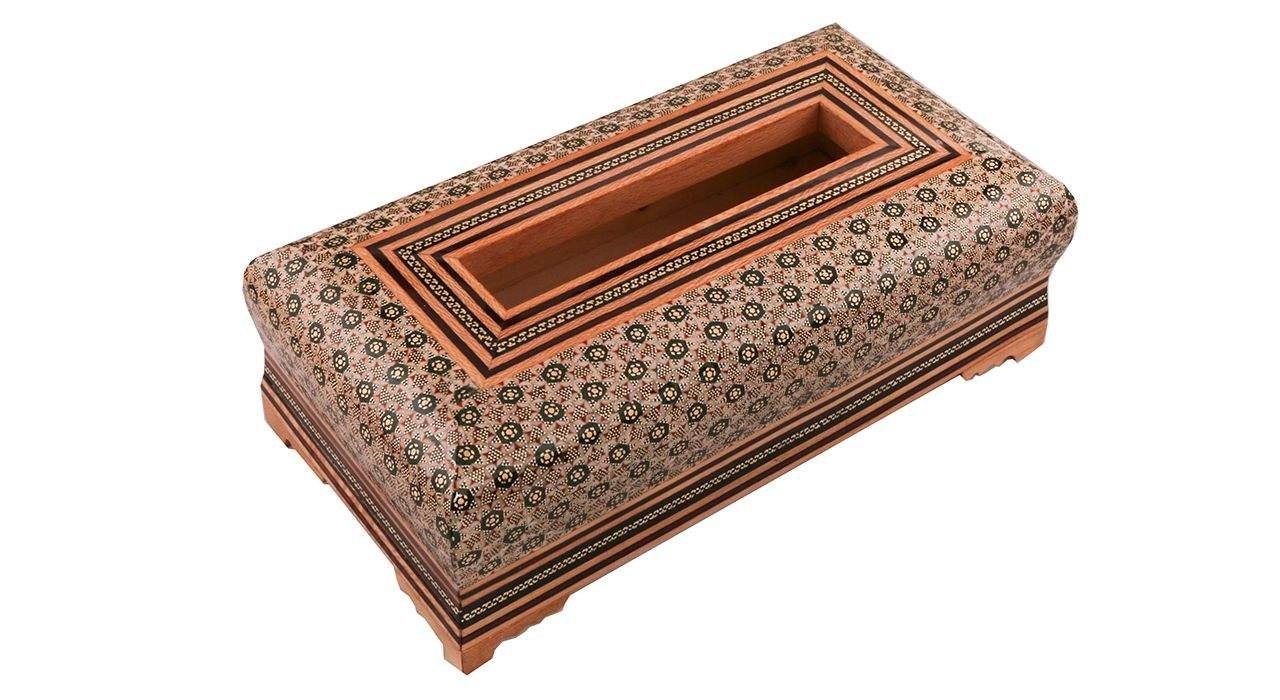 Khatam Tissue Box Code 833 , Khatam Tissue, Inlaid, Khatam Tissue Box, Khatam