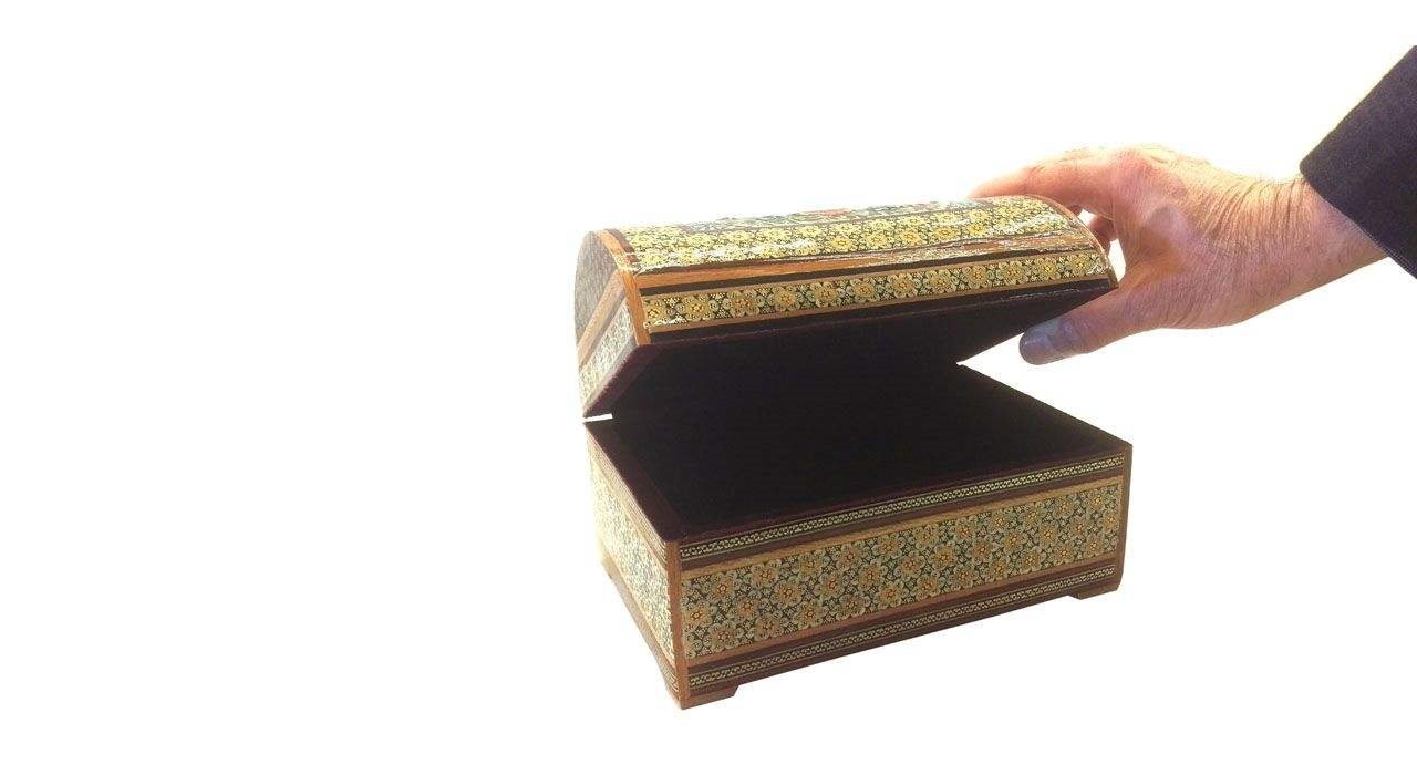 Khatam box Flower and bird design code 1050 , Khatam box model, Inlaid, Khatam box, Khatam