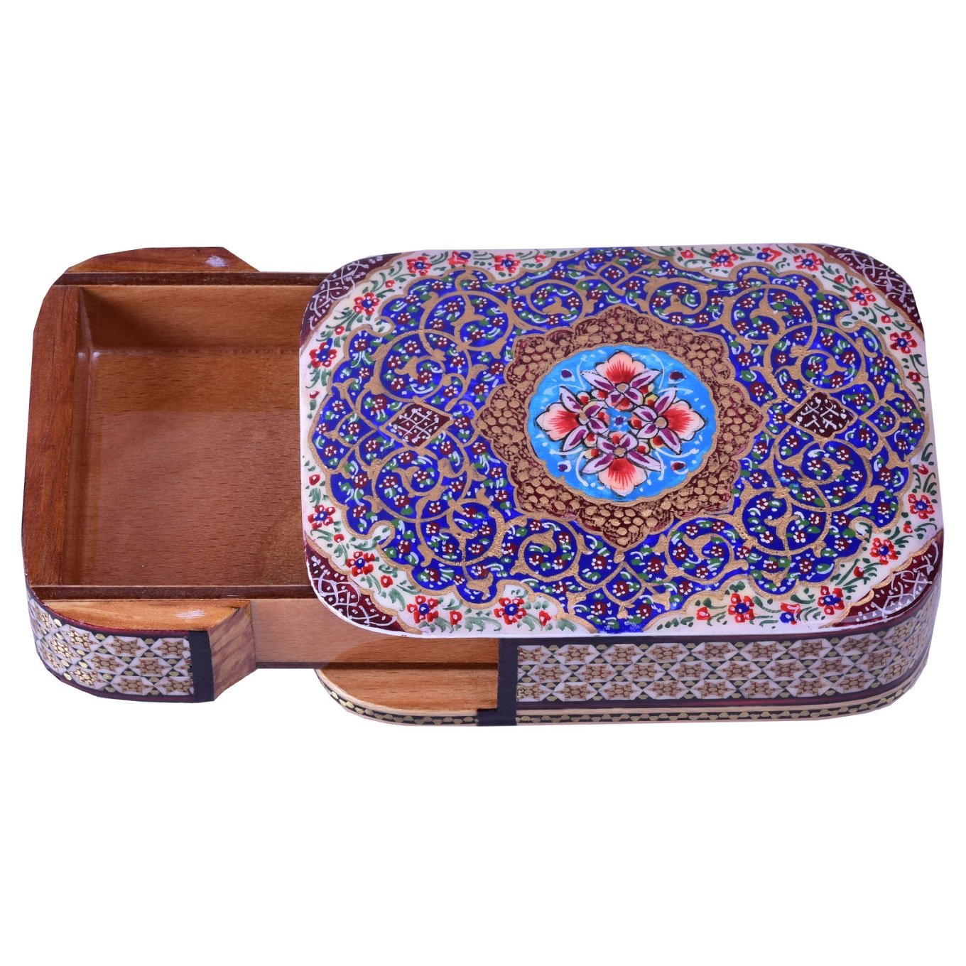 Khatam box Flower model code gh3 129 , Khatam box model, Inlaid, Khatam box, Khatam