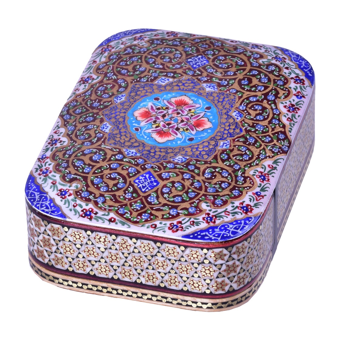 Khatam box flower model code gh2 129 , Khatam box model, Inlaid, Khatam box, Khatam