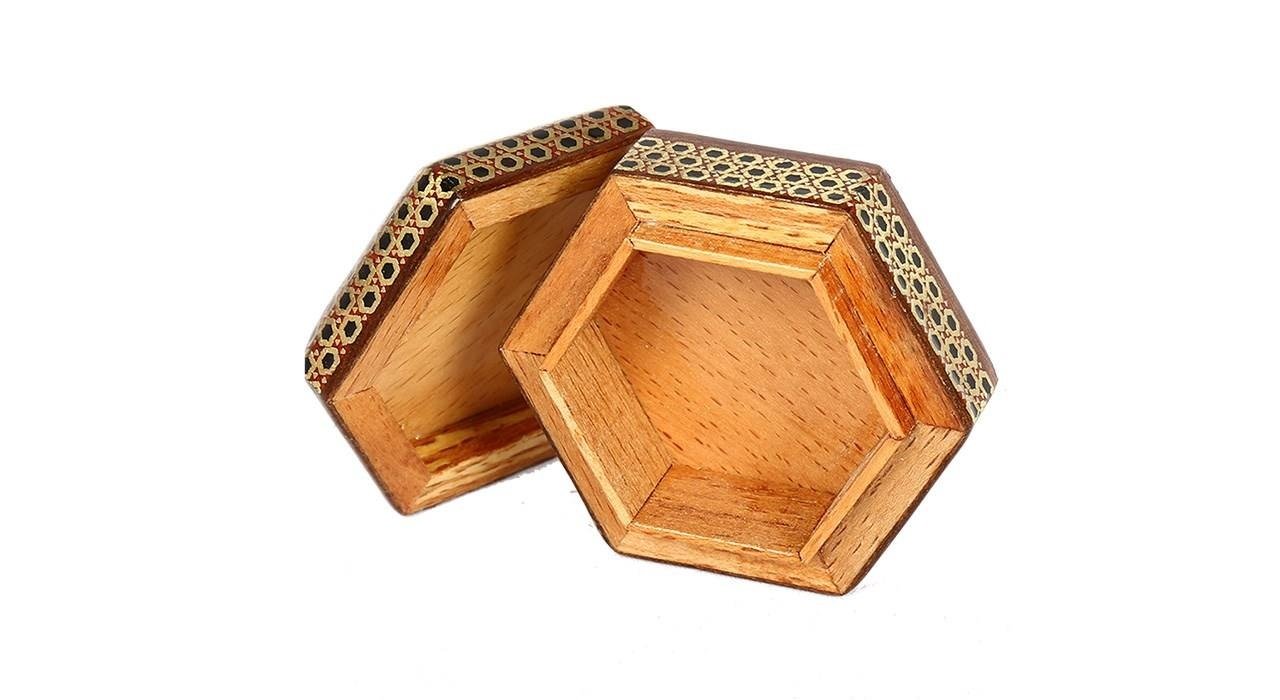 Khatam box model hexagon 55 , Khatam box model, Inlaid, Khatam box, Khatam