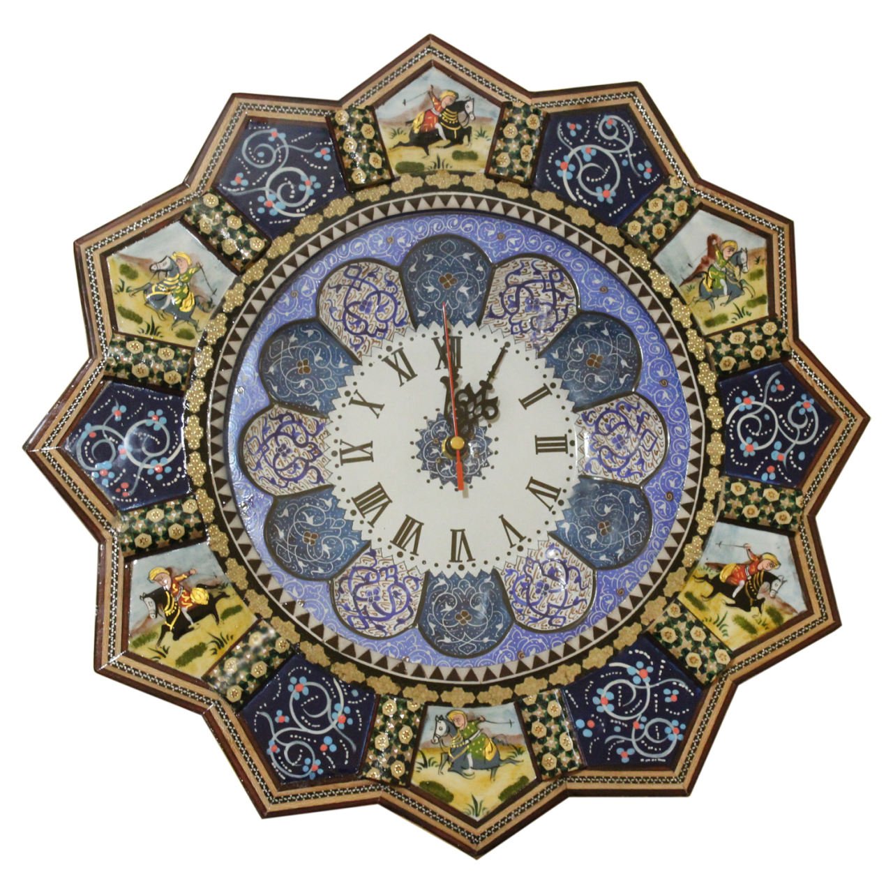 Khatam clock Code 041007700005 , Khatam clock, Inlaid, Khatam clock model, Khatam