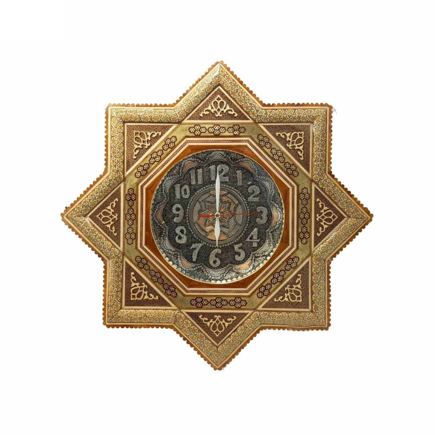 Khatam clock Code 1 , Khatam clock, Inlaid, Khatam clock model, Khatam