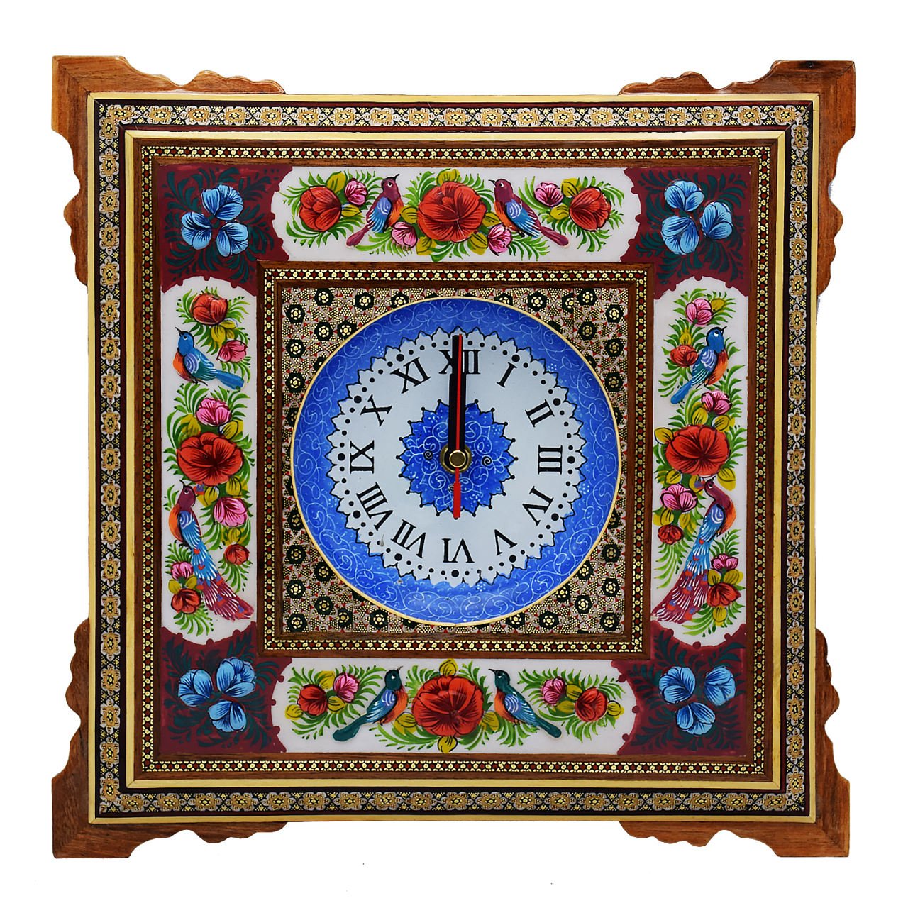 Khatam clock Code 461 , Khatam clock, Inlaid, Khatam clock model, Khatam