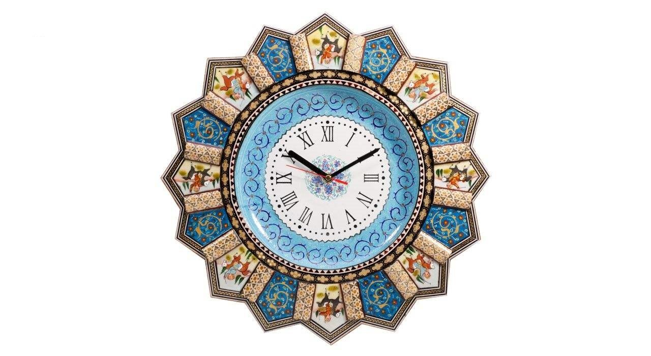 Khatam clock Model 363 , Khatam clock, Inlaid, Khatam clock model, Khatam