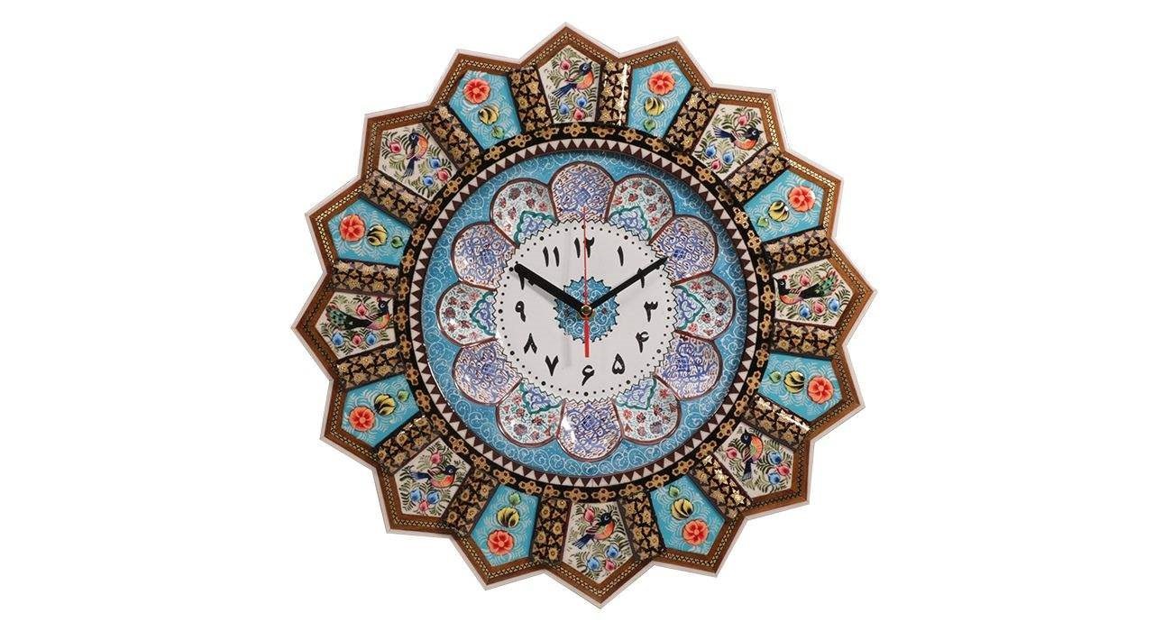 Khatam clock Model 388 , Khatam clock, Inlaid, Khatam clock model, Khatam