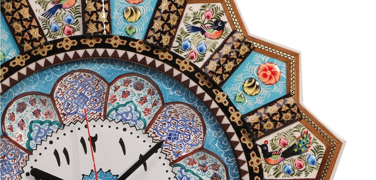 Khatam clock Model 388 , Khatam clock, Inlaid, Khatam clock model, Khatam