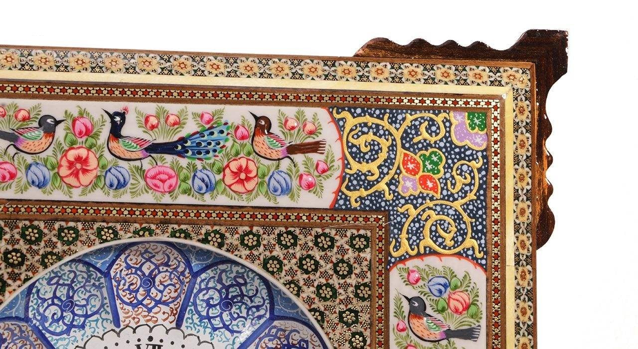 Khatam clock Model 392 , Khatam clock, Inlaid, Khatam clock model, Khatam