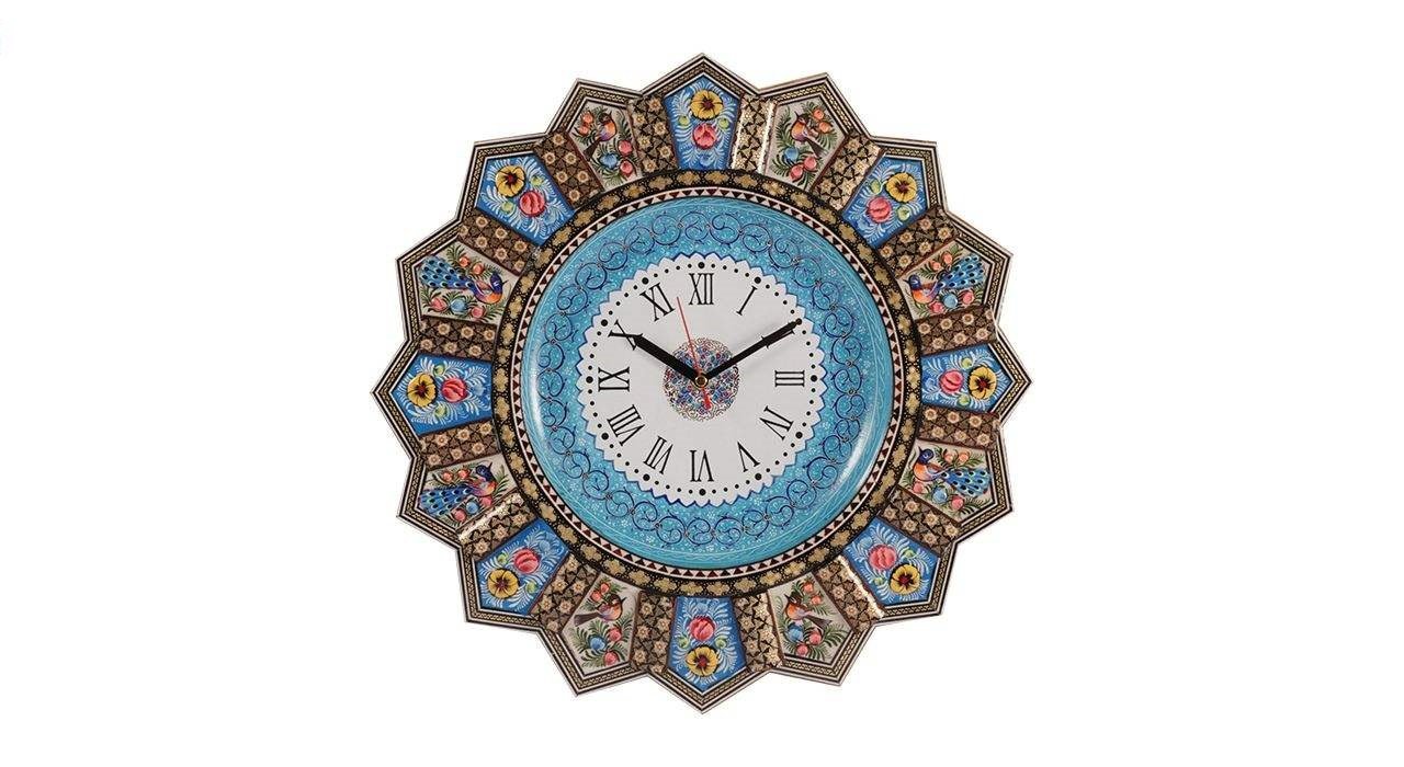 Khatam clock Model 418 , Khatam clock, Inlaid, Khatam clock model, Khatam