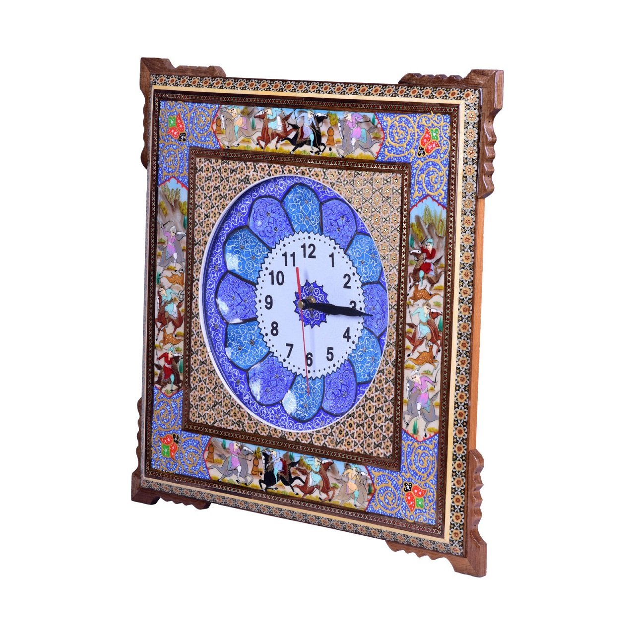 Khatam clock Shekar design code 4444 , Khatam clock, Inlaid, Khatam clock model, Khatam