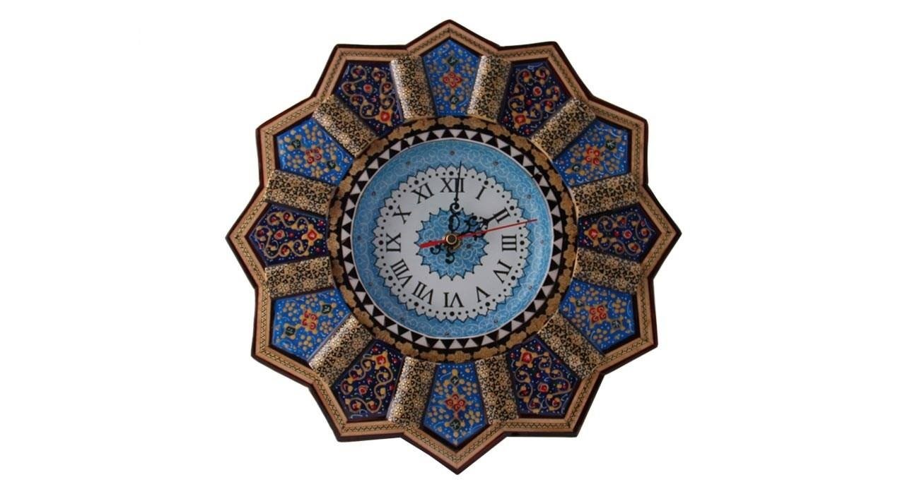 Khatam clock and pottery code Mkh168 , Khatam clock, Inlaid, Khatam clock model, Khatam