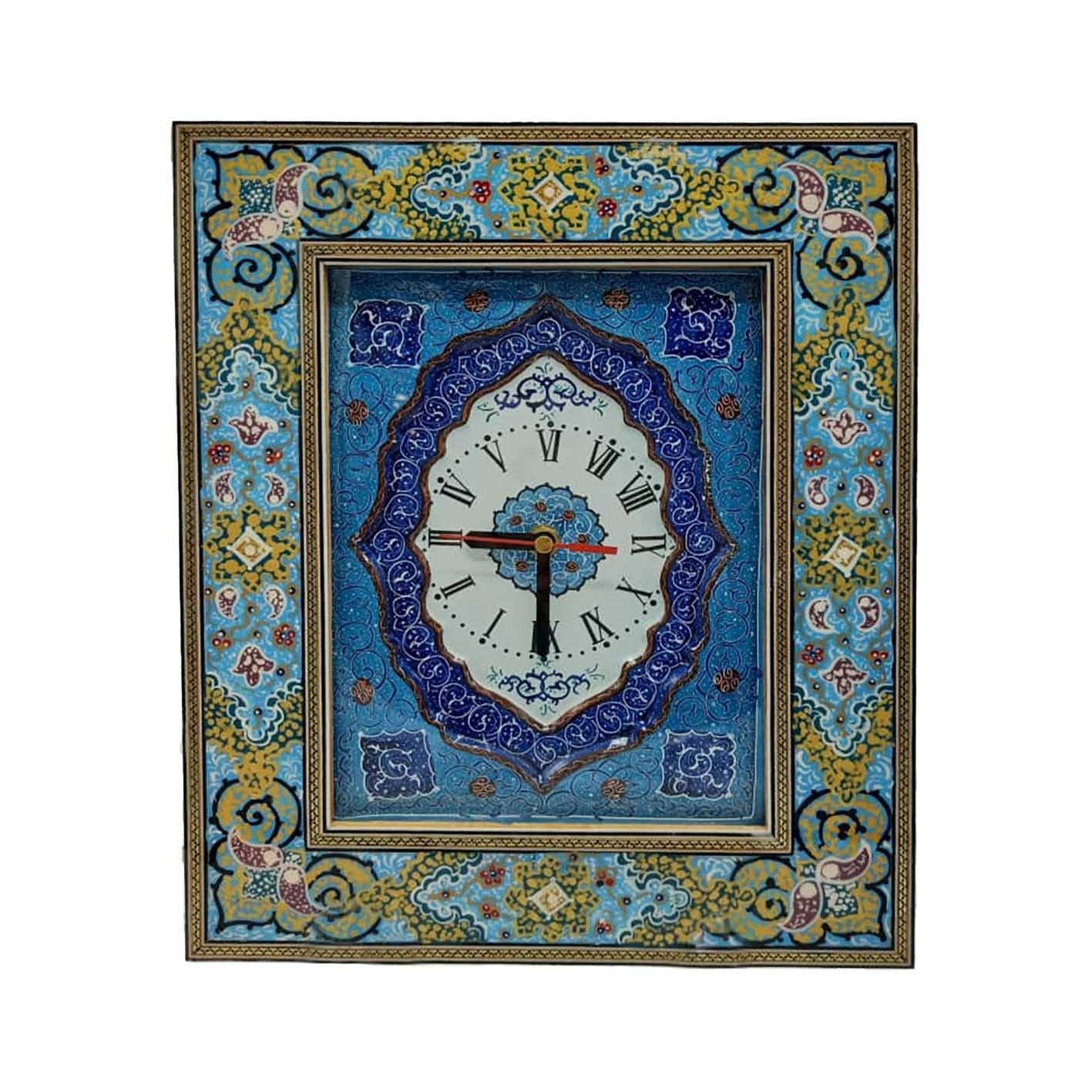Khatam clock code 0703 , Khatam clock, Inlaid, Khatam clock model, Khatam
