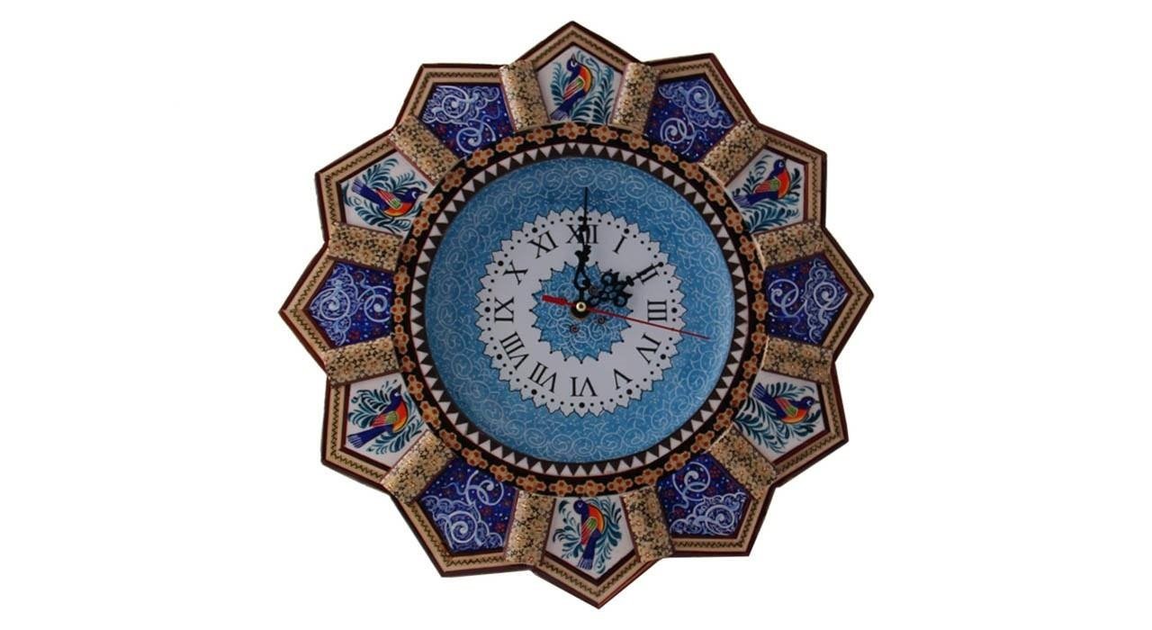 Khatam clock code Mkh167 , Khatam clock, Inlaid, Khatam clock model, Khatam
