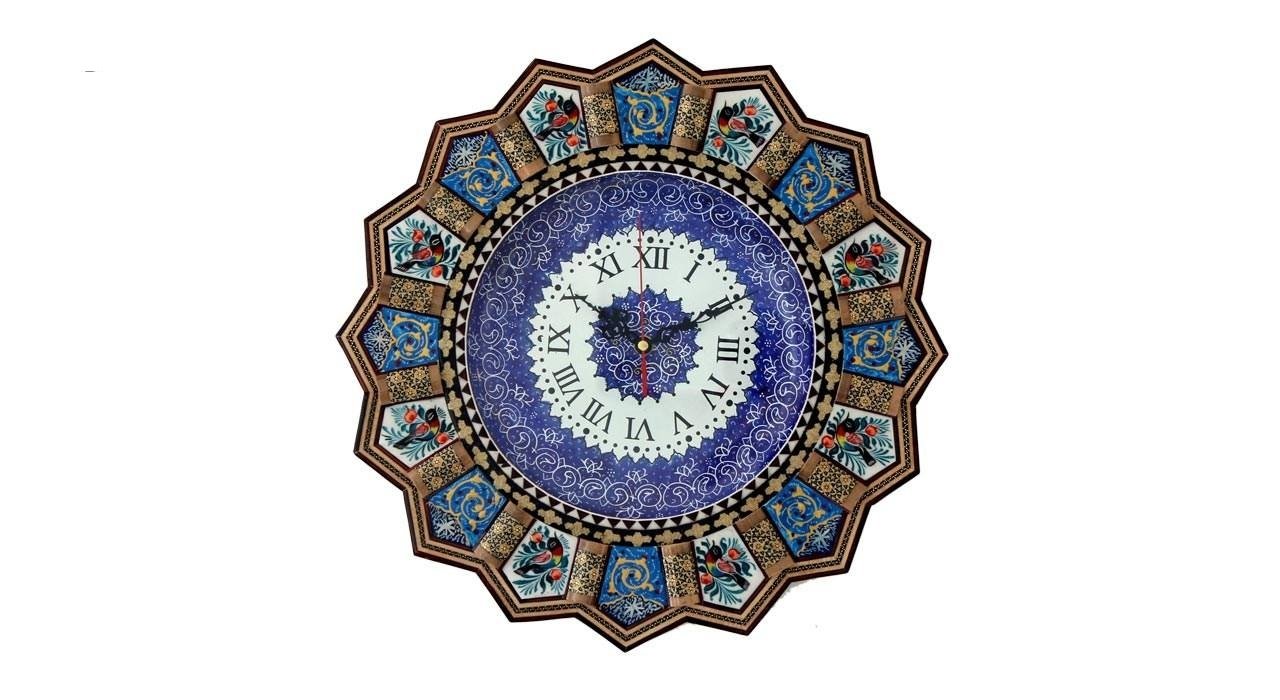Khatam clock code Mkh201 , Khatam clock, Inlaid, Khatam clock model, Khatam