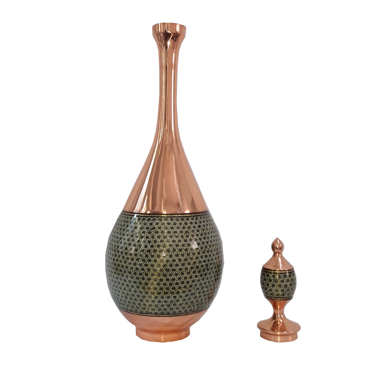 Khatam jug Copper Model Shaparak Code 10 , Khatam copper, Inlaid, Khatam jug Model, Khatam