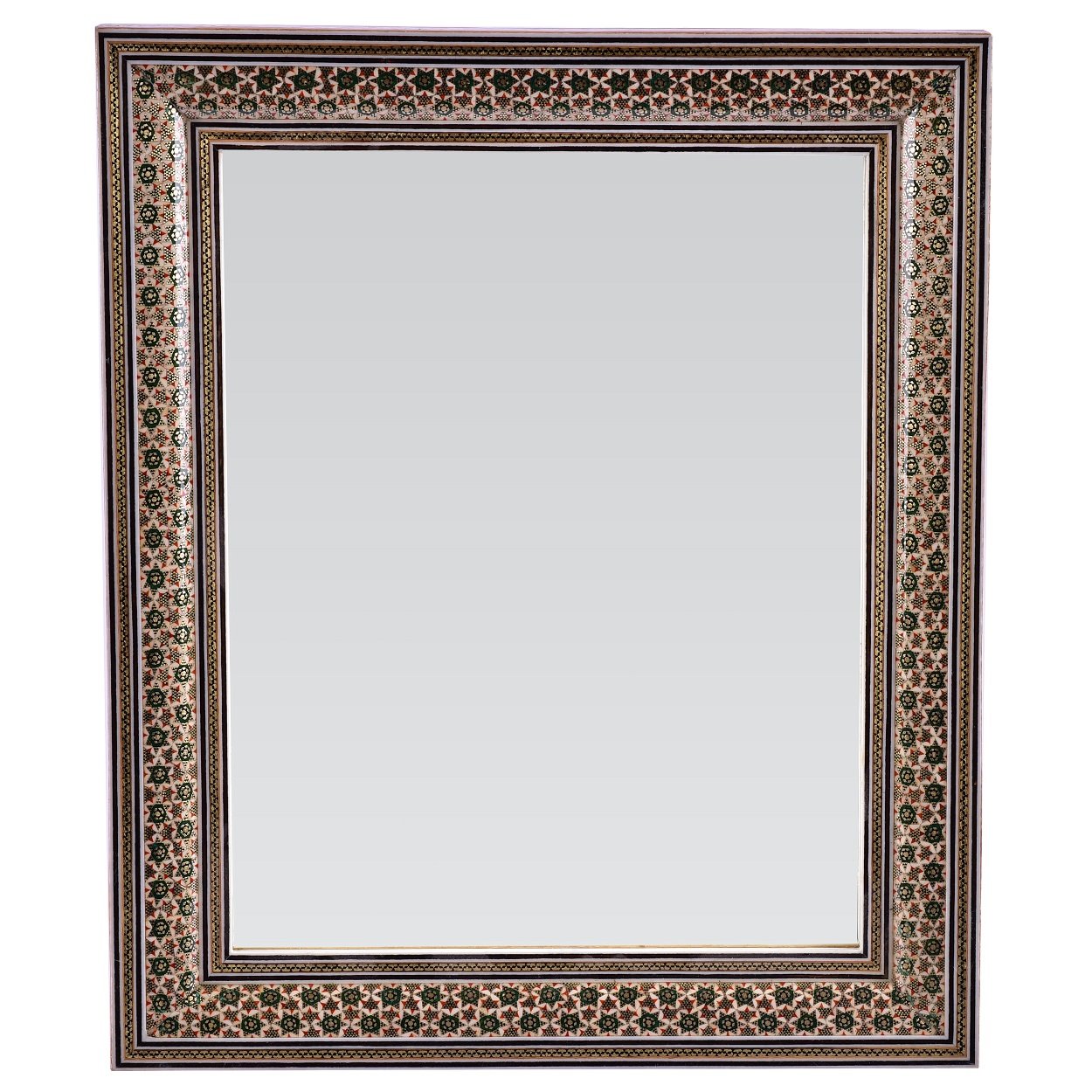 Khatam mirror frame tazhib design code 3631 , Khatam Frame, Inlaid, Khatam Mirror Frame, Khatam