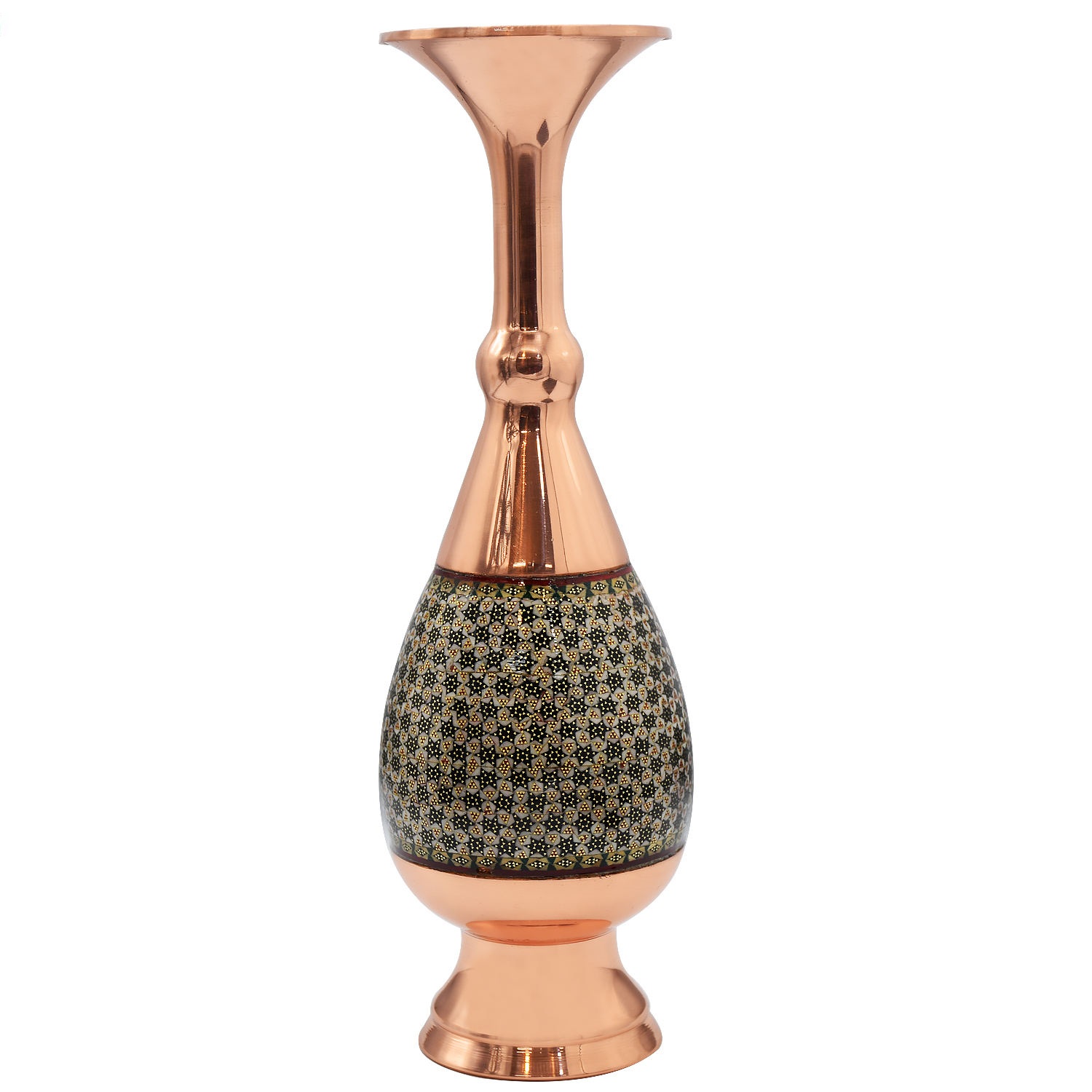 Khatam pot Copper Code 01 , Khatam pot model, Inlaid, Khatam pot, Khatam