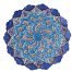 Enamel Handicraft Copper dish Eslimi design code AH9830, emaye almaq, mavi emaye almaq, ənənəvi emaye almaq, qablar
