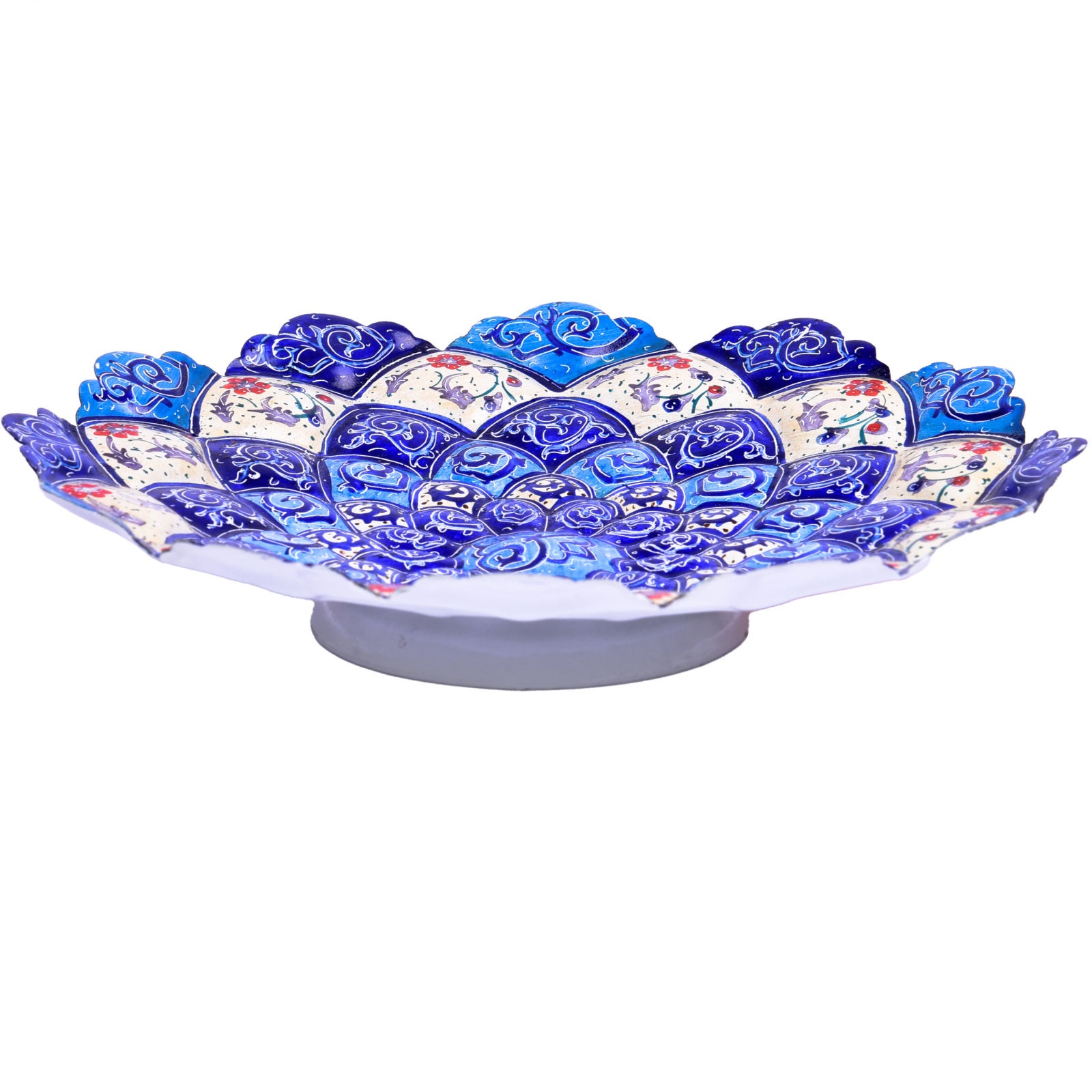 Enamel Handicraft Copper dish model Ava Code 20,acheter des pots de décoration,acheter des plats fait main,acheter un plat fait main,plat fait main,assiette fait main