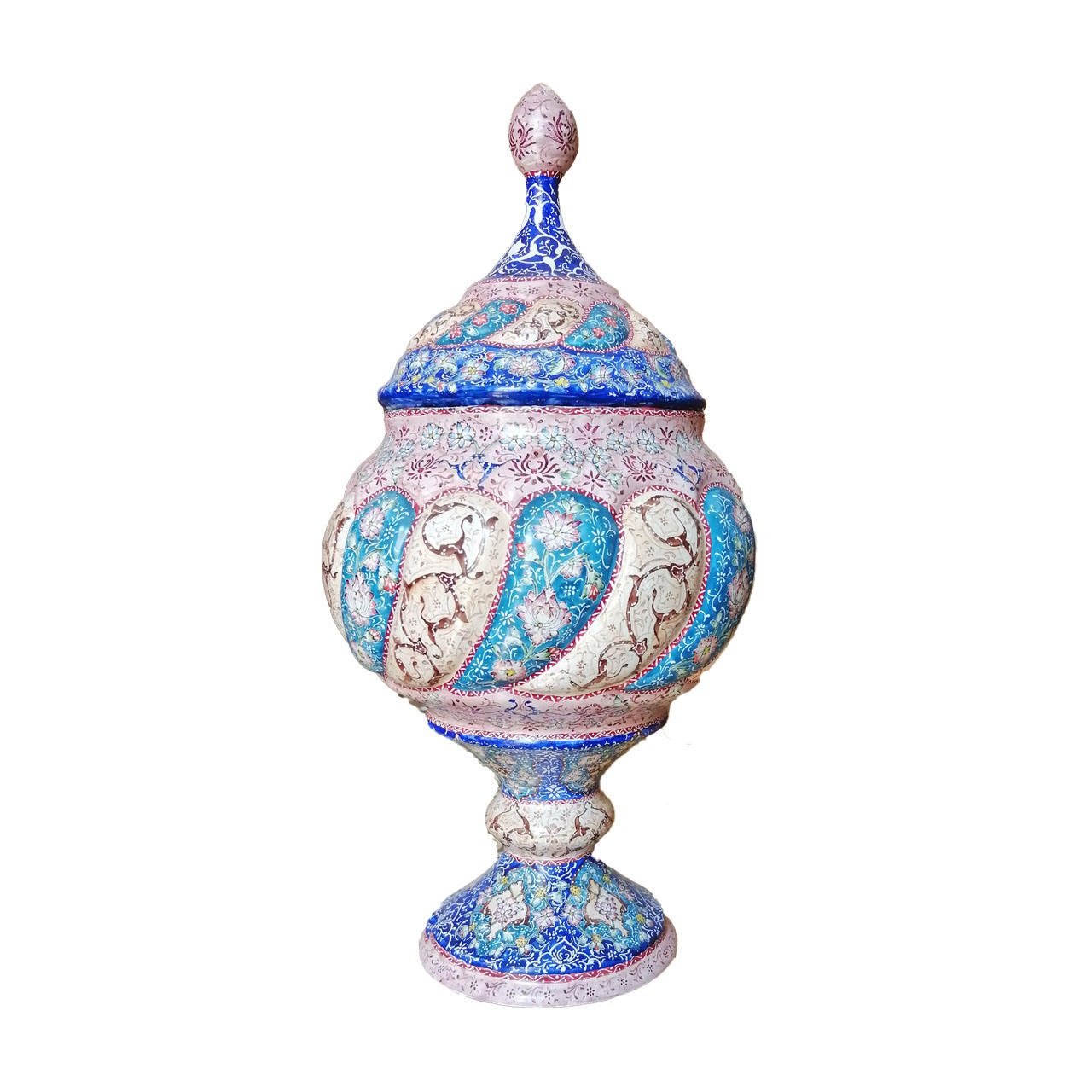 Enamel Handicraft Copper pot and container design Naghsh Aseman, व्यंजन, सजावट प्लेट, सजावट के बर्तन, सजावट के बर्तन, सजावट के बर्तन, सजावट की प्लेटें खरीदते हैं