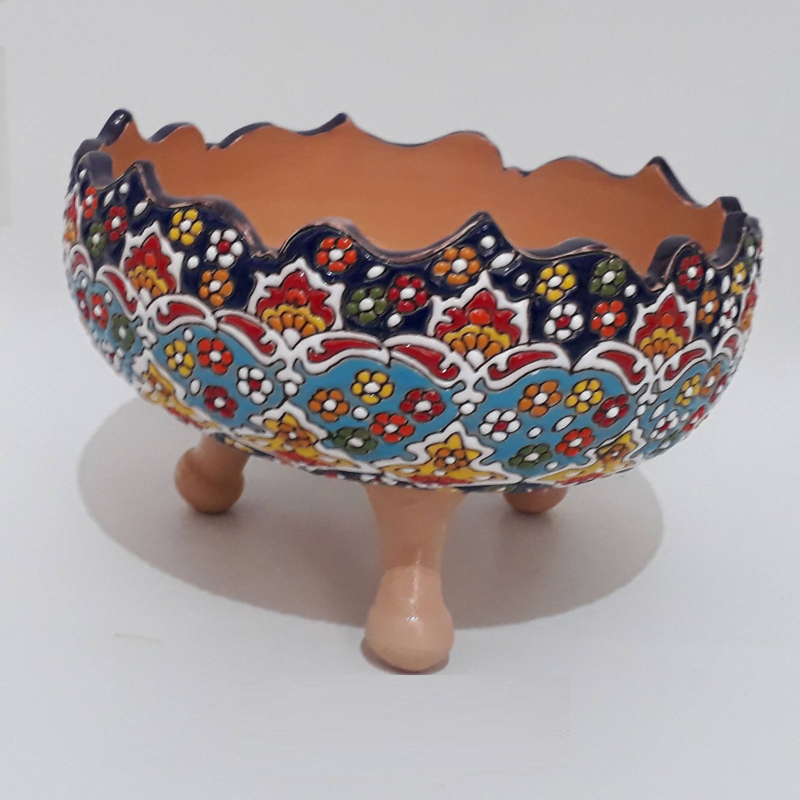 Enamel Handicraft Pottery Bowl Code SM1 collection 2 pieces,acquistare smalto blu,acquistare smalto tradizionale,compra piatti