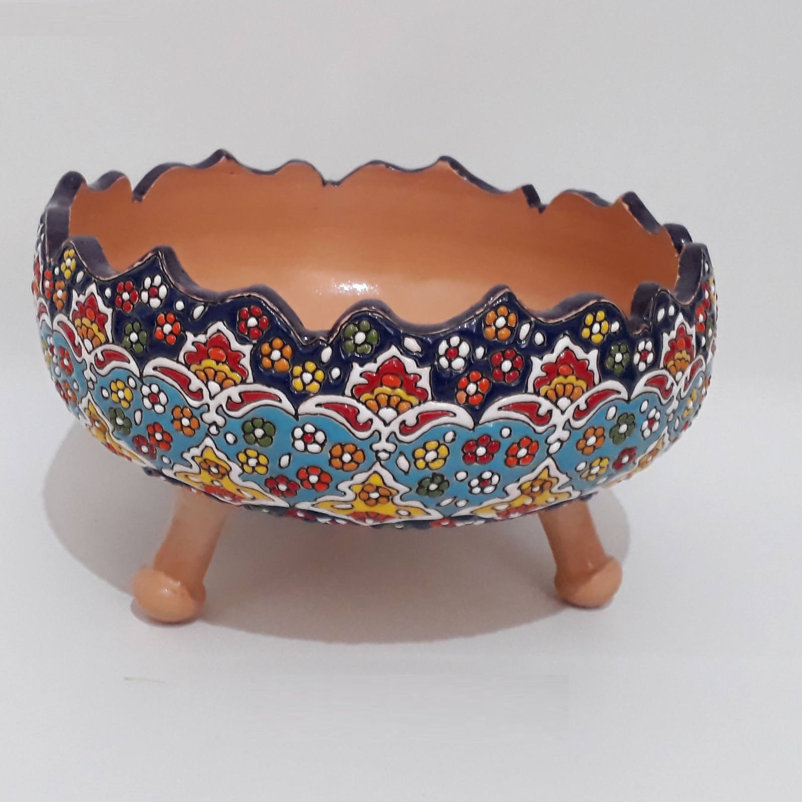 Enamel Handicraft Pottery Bowl Code SM1 collection 2 pieces,acquistare smalto blu,acquistare smalto tradizionale,compra piatti