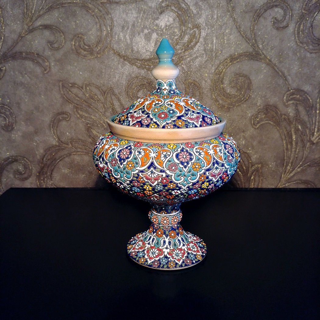 Enamel Handicraft Pottery Container Code s09, 搪瓷, 搪瓷盘, 搪瓷工艺品
