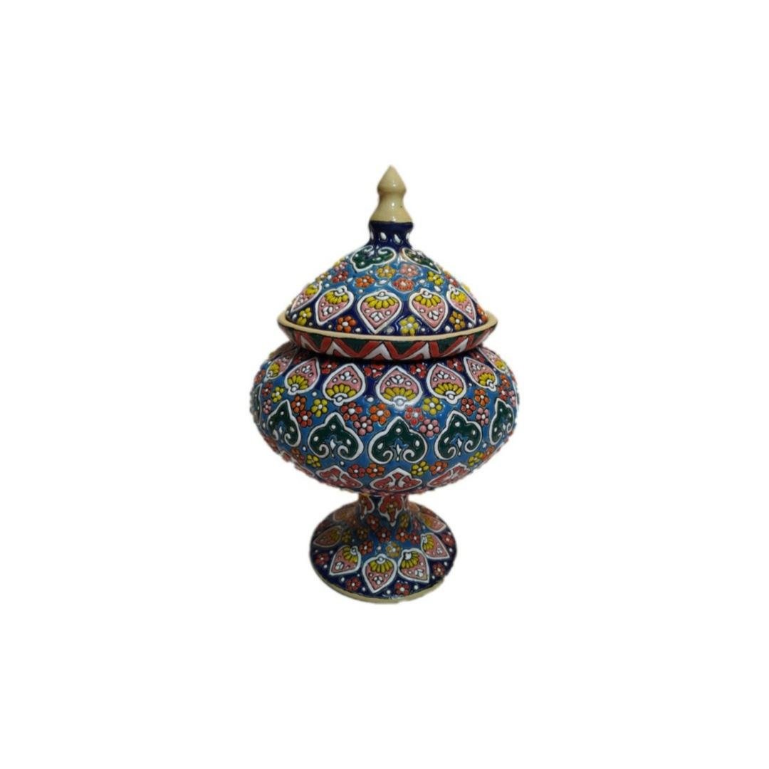 Enamel Handicraft Pottery container code 05,dish handicraft,handicraft pots,handicrafts plates,hand plate,but handicrafts