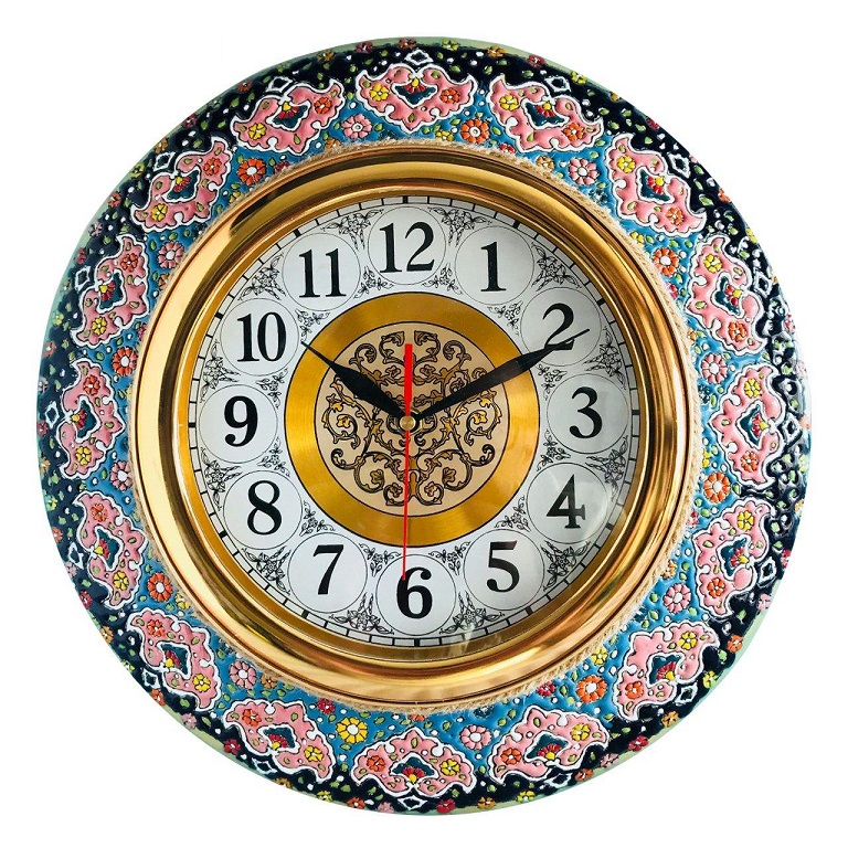 Enamel Handicraft clock Pottery Model 1269,piatti decorati,piatti decorati,vaso decorato,vasi decorati