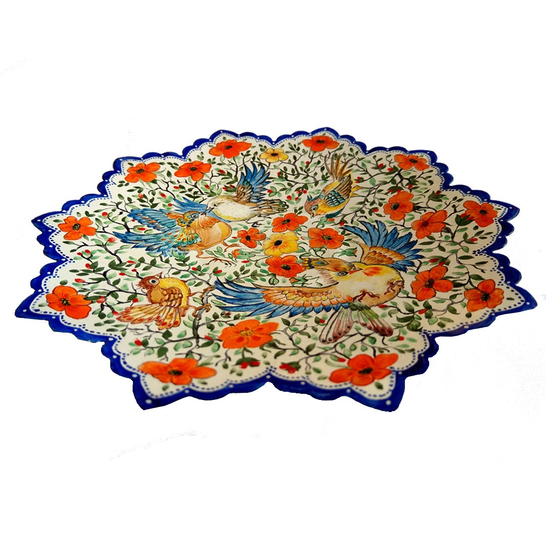 Enamel Handicraft copper dish flower and chicken design code 570,émail fait main,prix d'émail,prix d'émail,magasin d'émail fait main,magasin d'émail