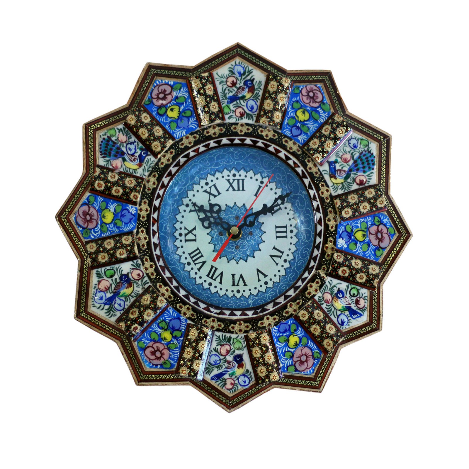 Enamel Handicraft Copper Clock Model Eslimi Code 1,prices of enamel pot,shop enamel, shopping enamel