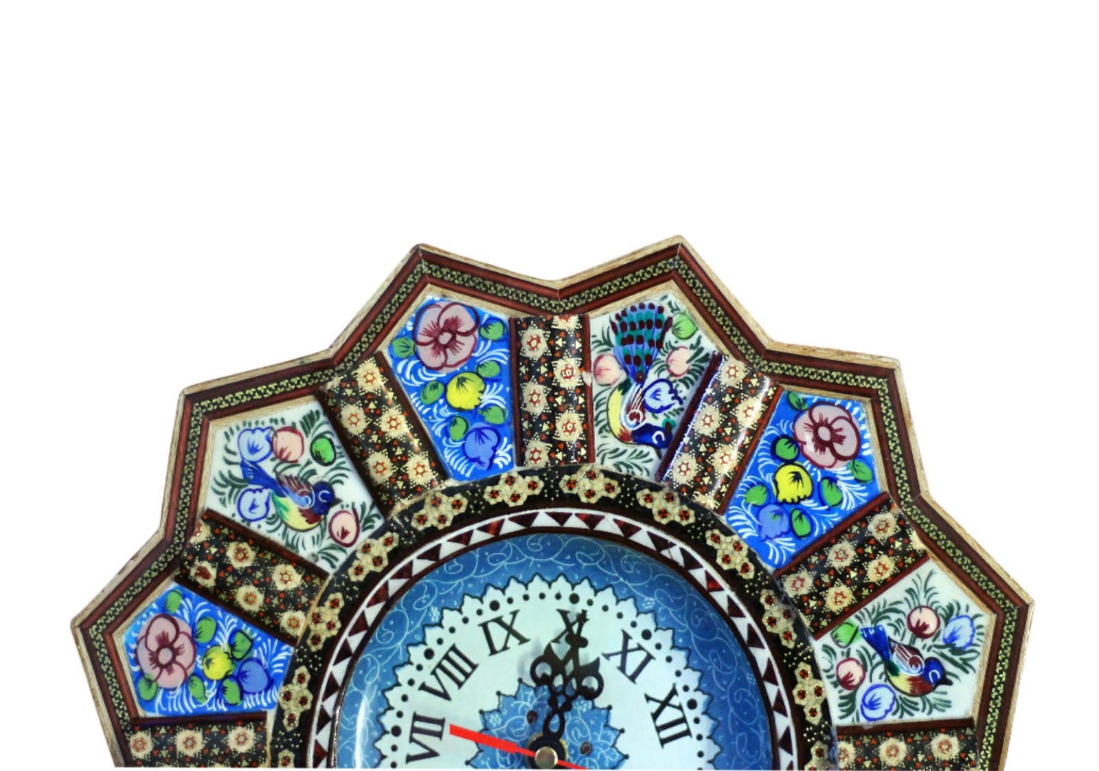 Enamel Handicraft Copper Clock Model Eslimi Code 1,prices of enamel pot,shop enamel, shopping enamel