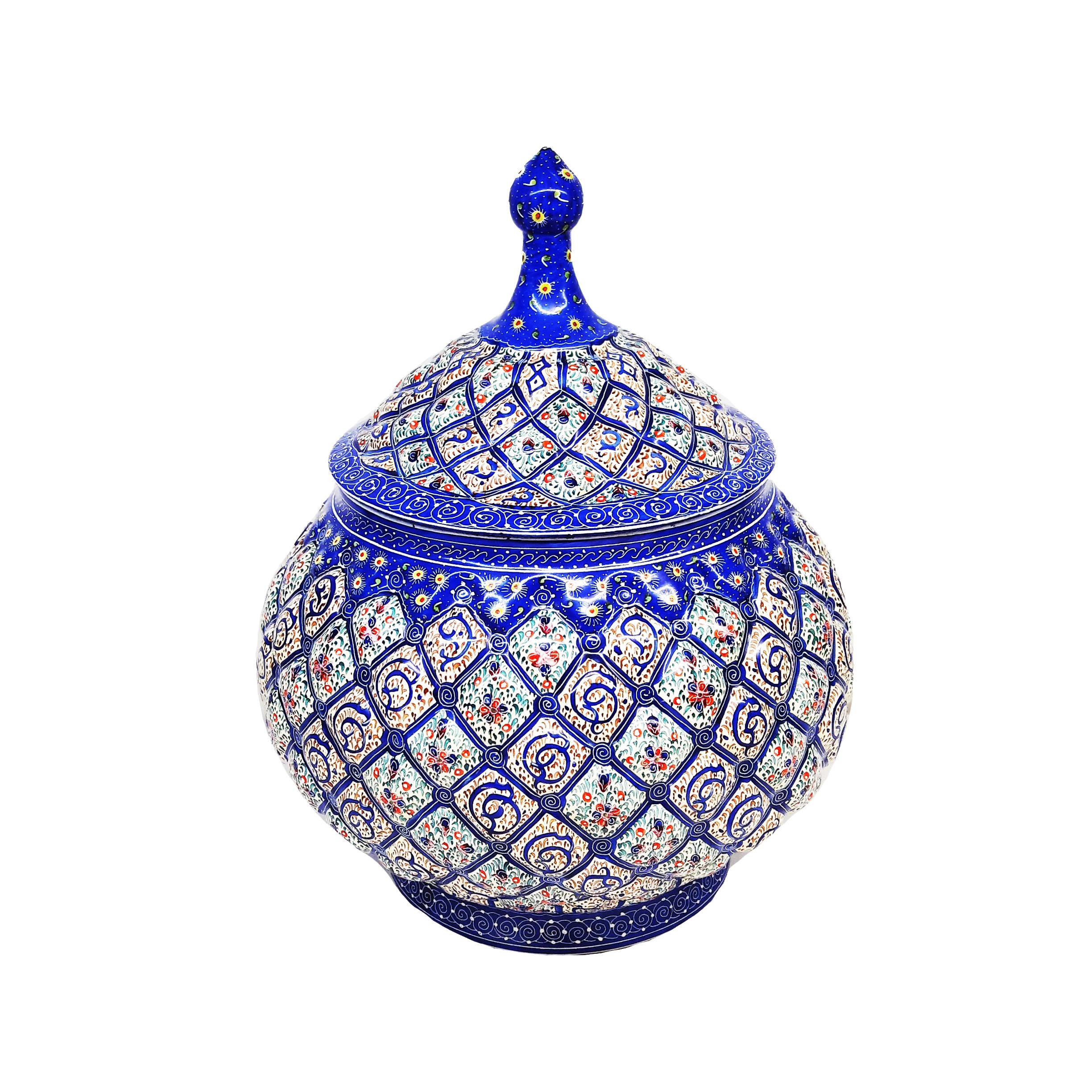 Enamel Handicraft Copper Container Code 205,dish handicraft,handicraft pots,handicrafts plates
