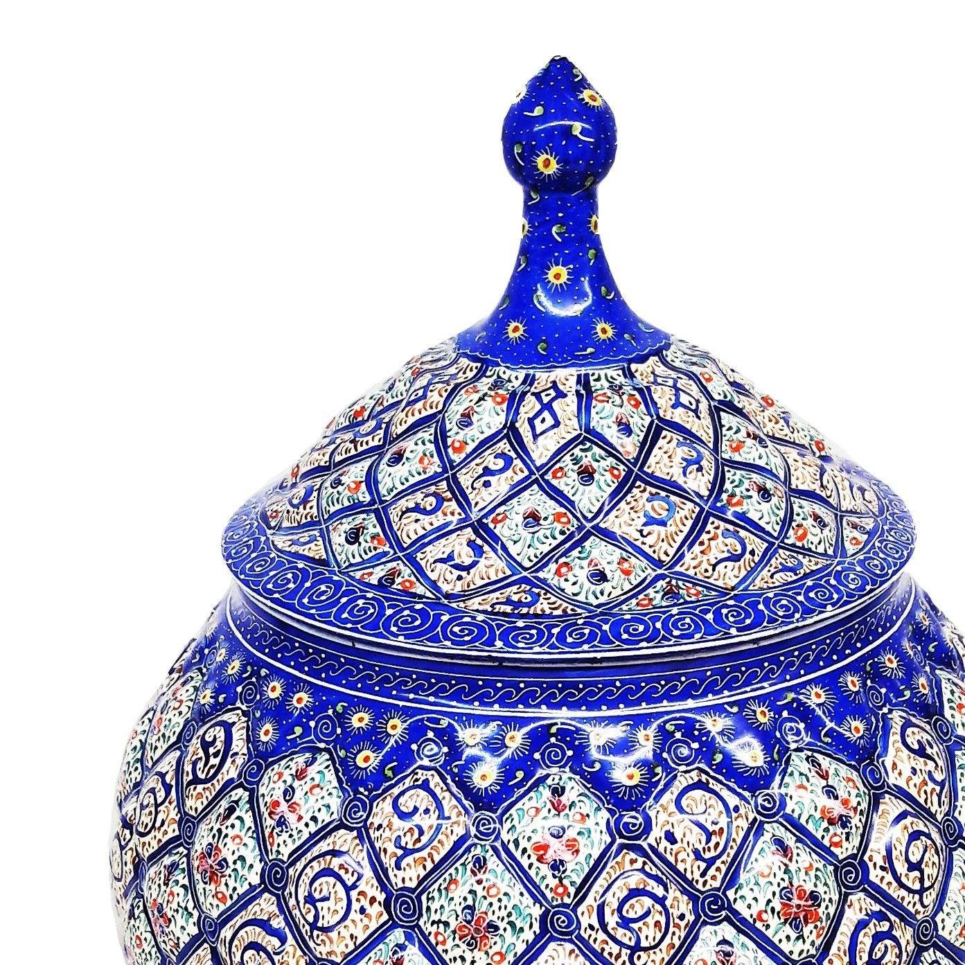 Enamel Handicraft Copper Container Code 205,dish handicraft,handicraft pots,handicrafts plates