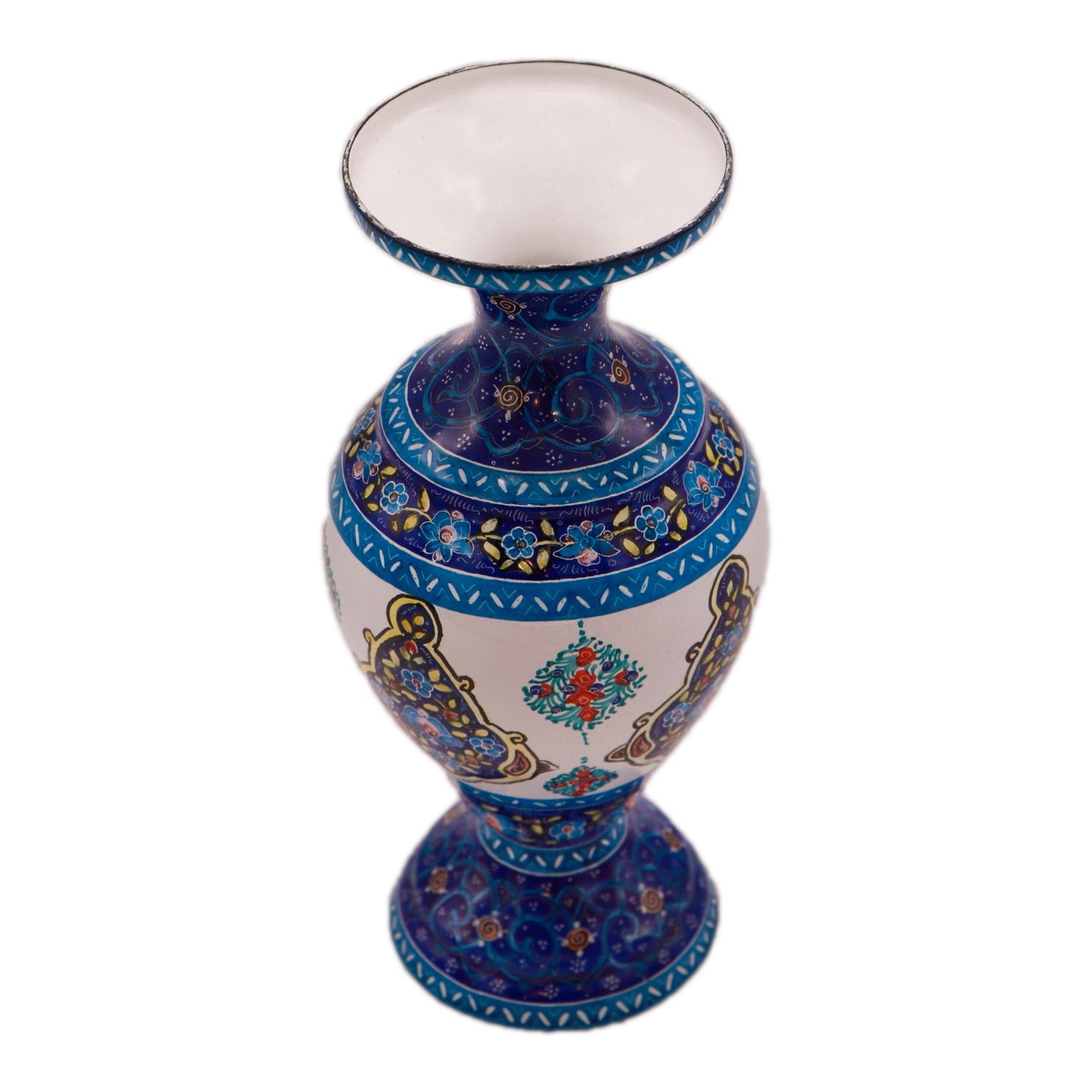 Enamel Handicraft Copper Pot Design Toranj Code 486,hand plate,but handicrafts,buy enamel dish,buy enamel plate,buy enamels