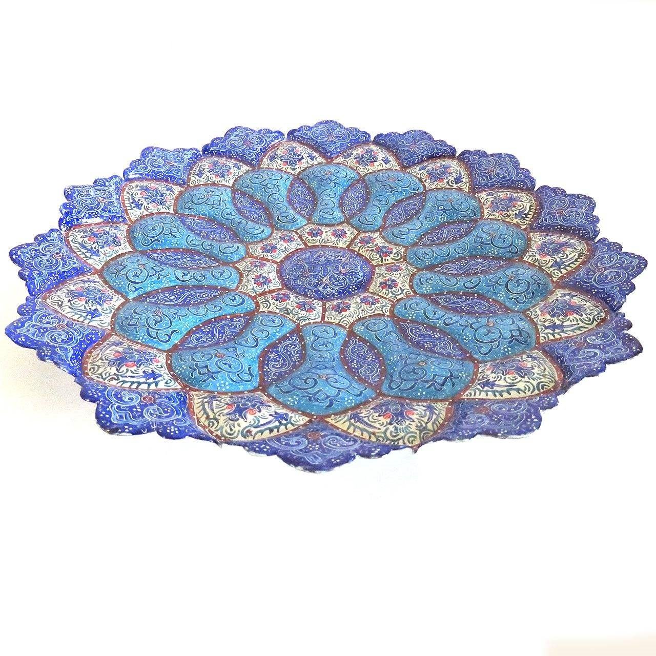 Enamel Handicraft Copper dish code 1001, email, vase de email, email artizanat